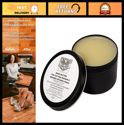 Natural wood butter - butter, cutting
