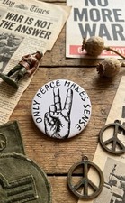 Peace - Small Button Badge -
