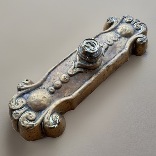 Brass paperweight antique - brass,