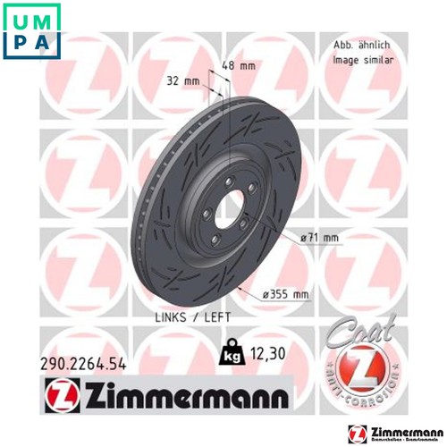 Brake disc 290 - brake, for