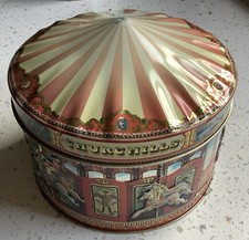 CHURCHILL'S CAROUSEL SWEET TIN (empty)