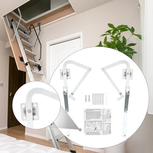 Attic ladder hinge arms - attic,