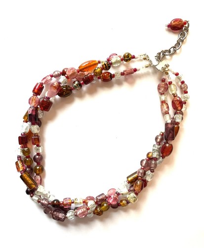 Murano necklace glass - murano,