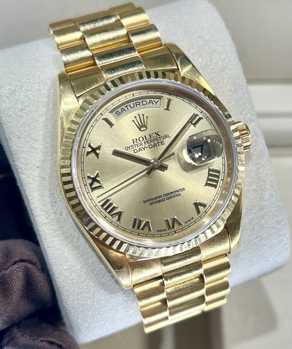 Rolex day date 18k yellow - 36,