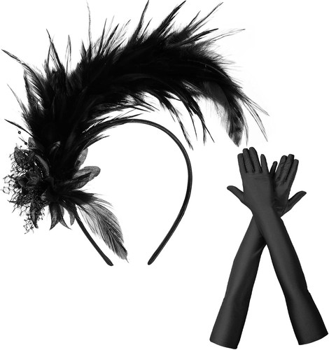 Feather headband pieces - feather, 2