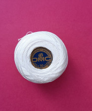 DMC Cordonnet Crochet/lace Thread 20g white -  Size 50ct