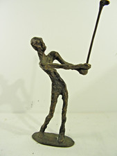 VINTAGE BRONZE ABSTRACT MID CENTURY MODERN FIGURE OF A GOLFER ALBERTO GIACOMETTI