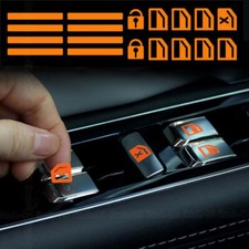 Luminous Orange Car Interior