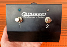 Carlsbro ' Tank2 2-Way Latching Guitar Footswitch ' Made In England Free Postage