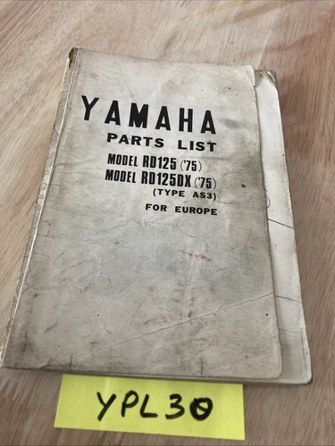 Yamaha rd125dx as3 1975 - yamaha, rdx125