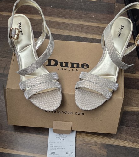 Dune heels size bnib gold - size,