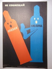 Original Safety Warning Poster