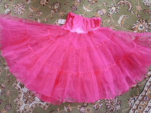 Womens pink tulle petticoat - womens,