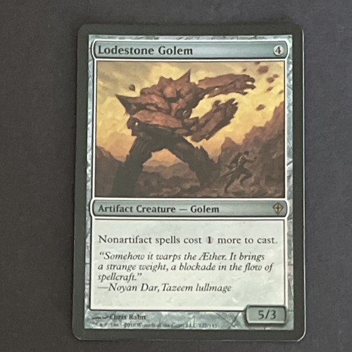 Mtg foil lodestone golem - mtg,