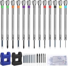 13Pcs Watch Screwdriver Set, Watchmakers Precision Screwdrivers Set for... 