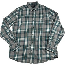 Banana Republic Green Flannel
