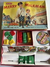 Merit Merry Milkman Game 1950'S 60'S Cat No. 6245 Vintage - NOT COMPLETE