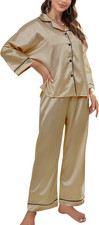 Women'S Silk Pyjama Set