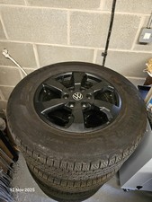 Genuine 2025 VW Amarok 18” Alloy Wheels Goodyear 255/65 R18 Tyres SATIN BLACK
