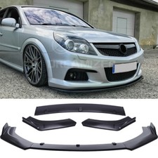 Matte Black Front Bumper Lip Spoiler Splitter For Vauxhall Opel Vectra MK2 00-09