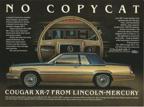 1981 mercury cougar - 1981,