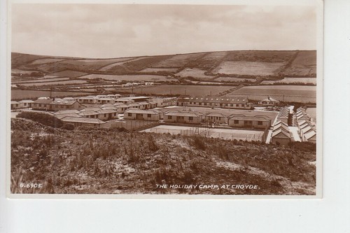 Rppc the holiday camp croyde - the,