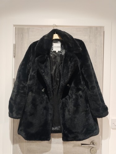 Steve madden black - faux, fur