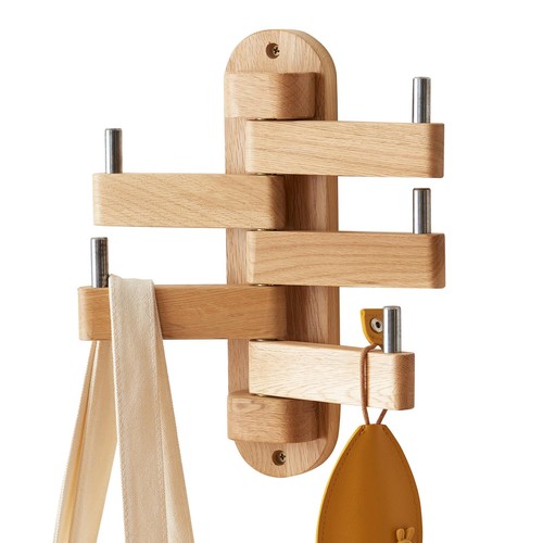 Swivel coat rack oak - swivel,