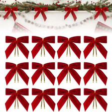 24Pcs Red Velvet Christmas
