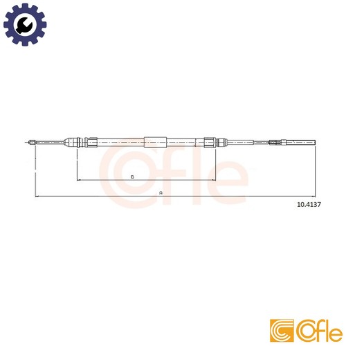 Cable pull parking - pull, brake