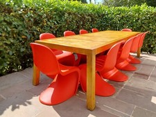 Piet Boon Outdoor Dining Table with 12 Vitra Pantone Chairs
