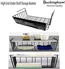 Under Shelf Storage Rack Kitchen Pantry Organiser Basket by Buckingham