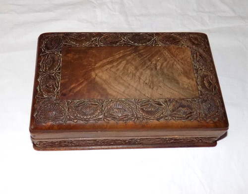Vintage carved flowers - flowers, wooden