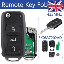 3B Car Remote Key Fob for Seat Ibiza Leon Toledo Skoda Fabia Superb Replacement