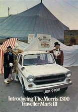 Morris 1300 Traveller MkIII 1971-72 UK Market Smaller Format Foldout Brochure