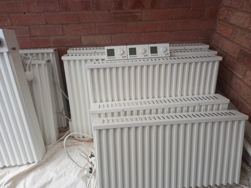 Fischer white electric panel - white,
