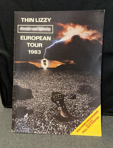 Thin lizzy programme 1983 with - programme,