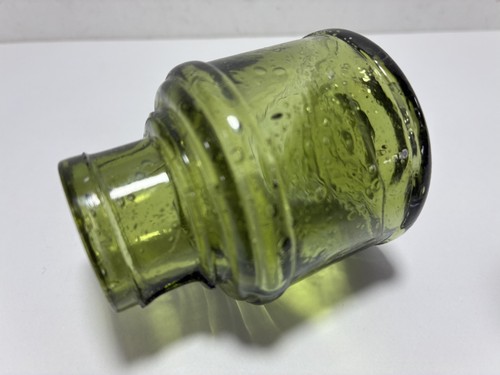 Superb olive green bubbly old - superb,