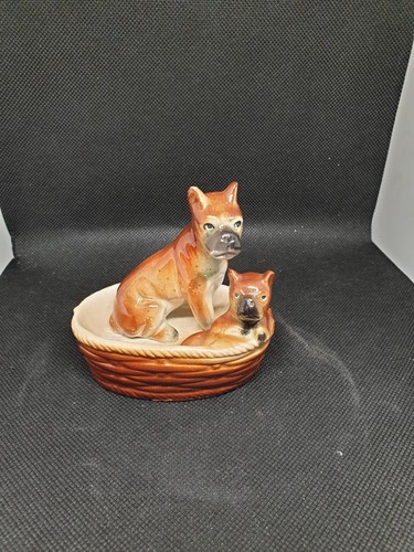 Vintage boxer dogs mother - vintage,