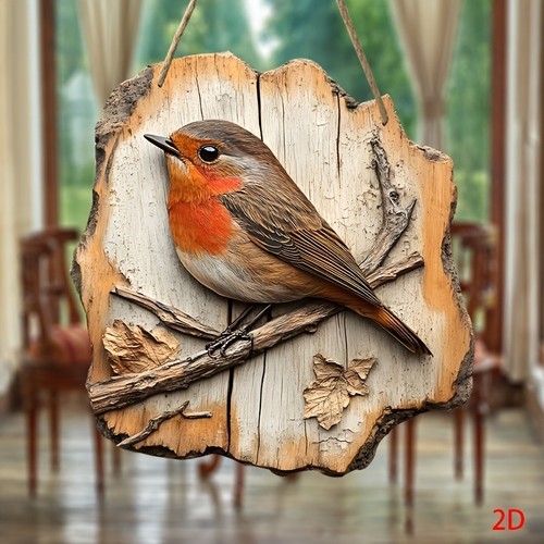 2pcs vintage wooden bird - vintage,