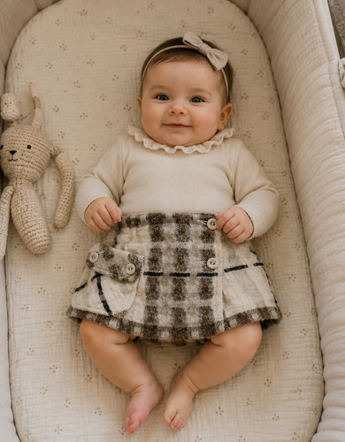 Kid baby skirt wool - wrap, 3/6