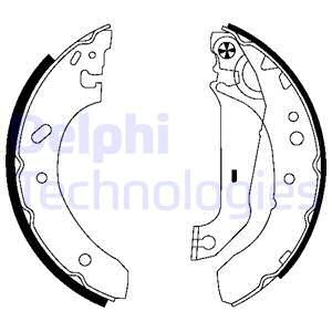 New brake shoe set - shoe,
