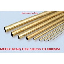 BRASS ROUND TUBE PIPE 3mm 4mm 5mm 6mm 8mm 10mm 12.7mm 15mm