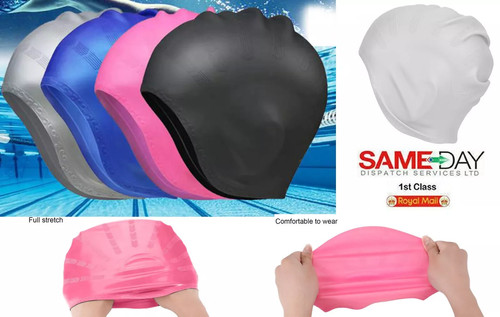 Silicone swimming cap - swimming, with