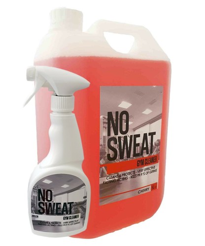 Sweat gym equipment - no,