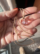 Swarovski Pink Quartz Pendant