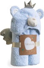 Clair de Lune Soft Hooded Baby Blanket 100 x 75 cm Two Layered Cosy Snuggle Wrap