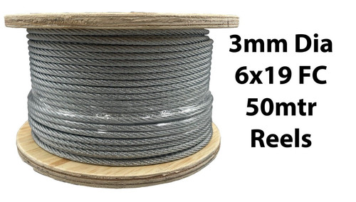 Galvanised steel wire rope - galvanised,