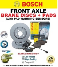 FRONT DISCS & PADS + SENSORS