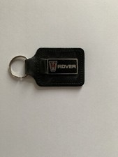 BLACK  LEATHER KEYRING/ FOB